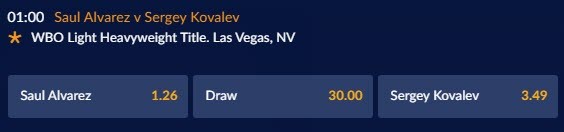 Vegas Odds Canelo Vs Kovalev Vegas Odds Canelo Vs Kovalev